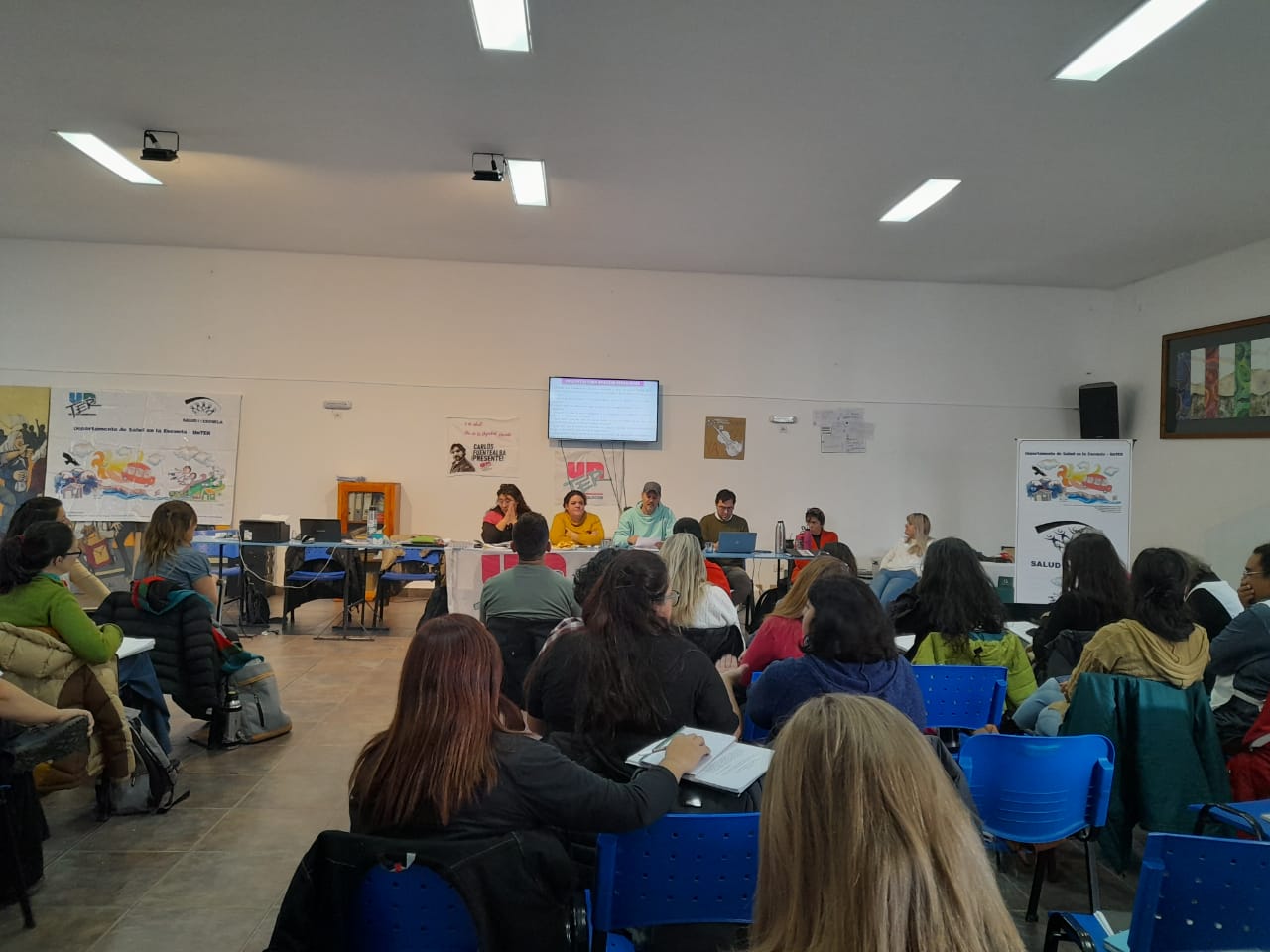 Jornada de formación del Departamento de Salud en la Escuela para delegadxs en Bariloche