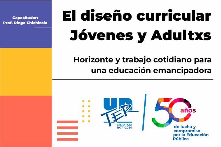 Lee más sobre el artículo Jornada de formación “El Diseño Curricular de Jóvenes y Adultxs” en Bariloche
