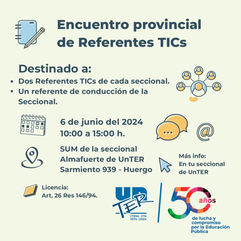 Lee más sobre el artículo Encuentro provincia de referentes TICs