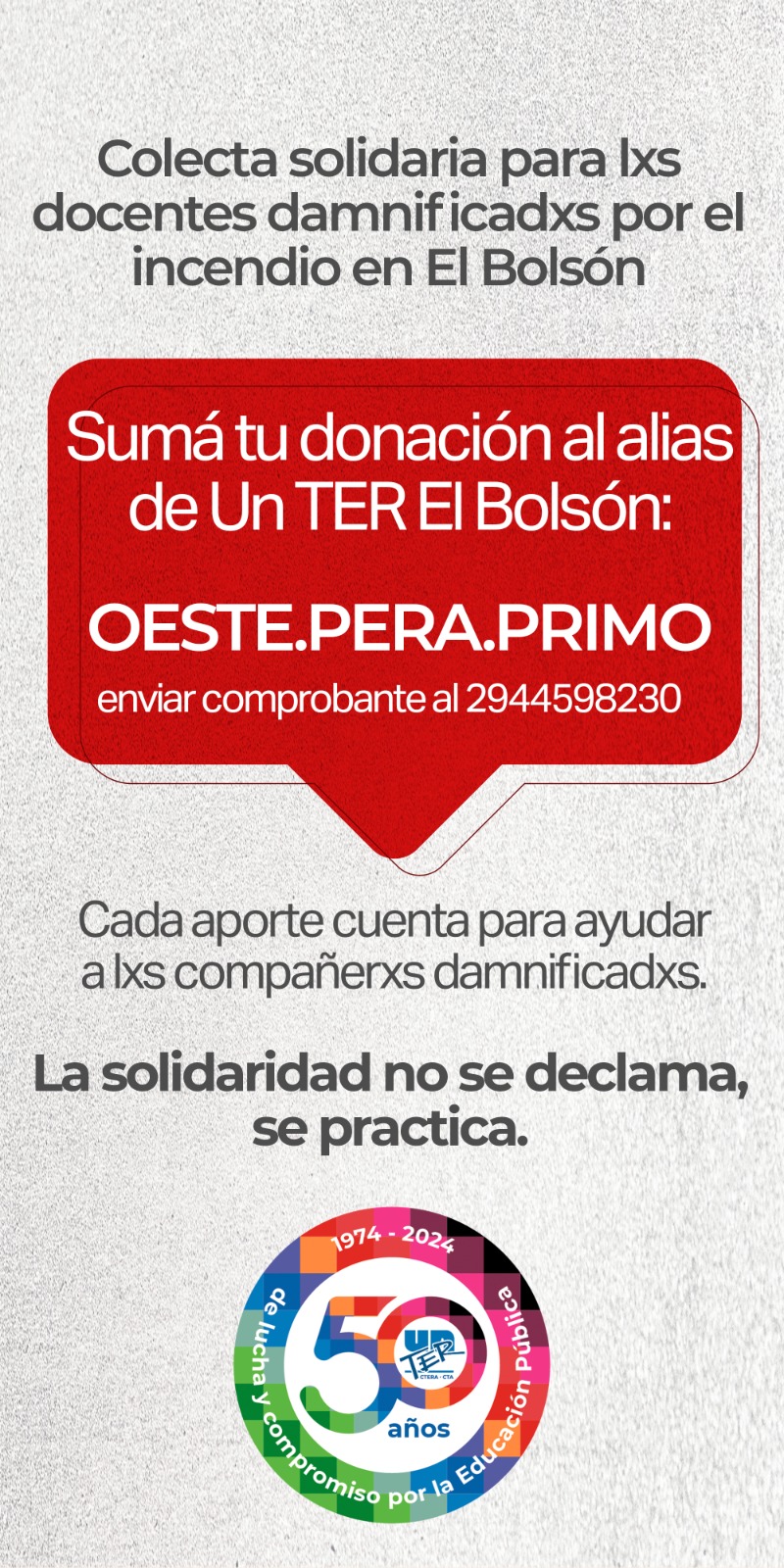 Lee más sobre el artículo La solidaridad no se declama, se practica