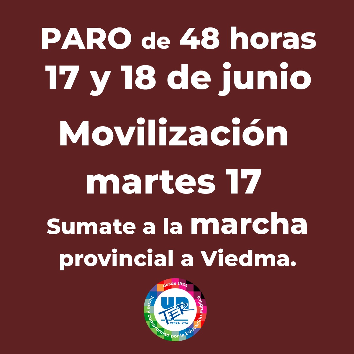 Paro y movilización