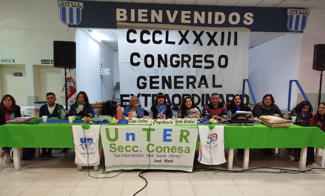 En este momento estás viendo Sesiona el Congreso de la UnTER