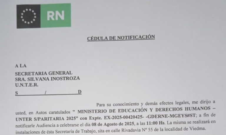 Lee más sobre el artículo Convocatoria a paritaria para el 8 de agosto