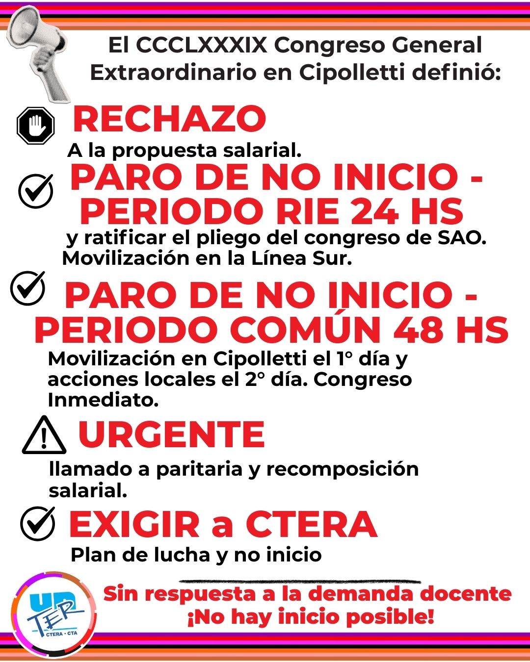 Lee más sobre el artículo Finalizó el CCCLXXXIX Congreso General Extraordinario