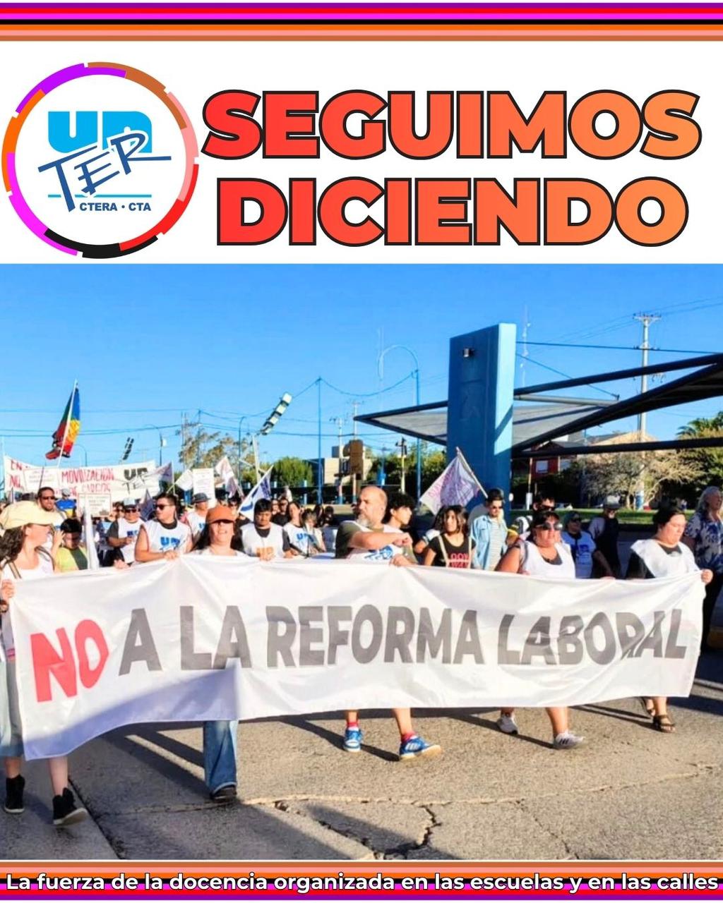 Lee más sobre el artículo Seguimos diciendo ¡No a la Reforma Laboral!
