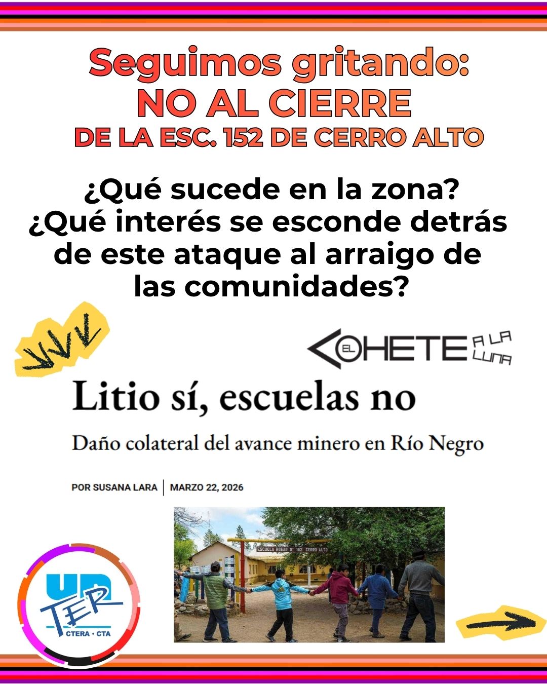 Lee más sobre el artículo Defender las escuelas rurales públicas, es defender el territorio