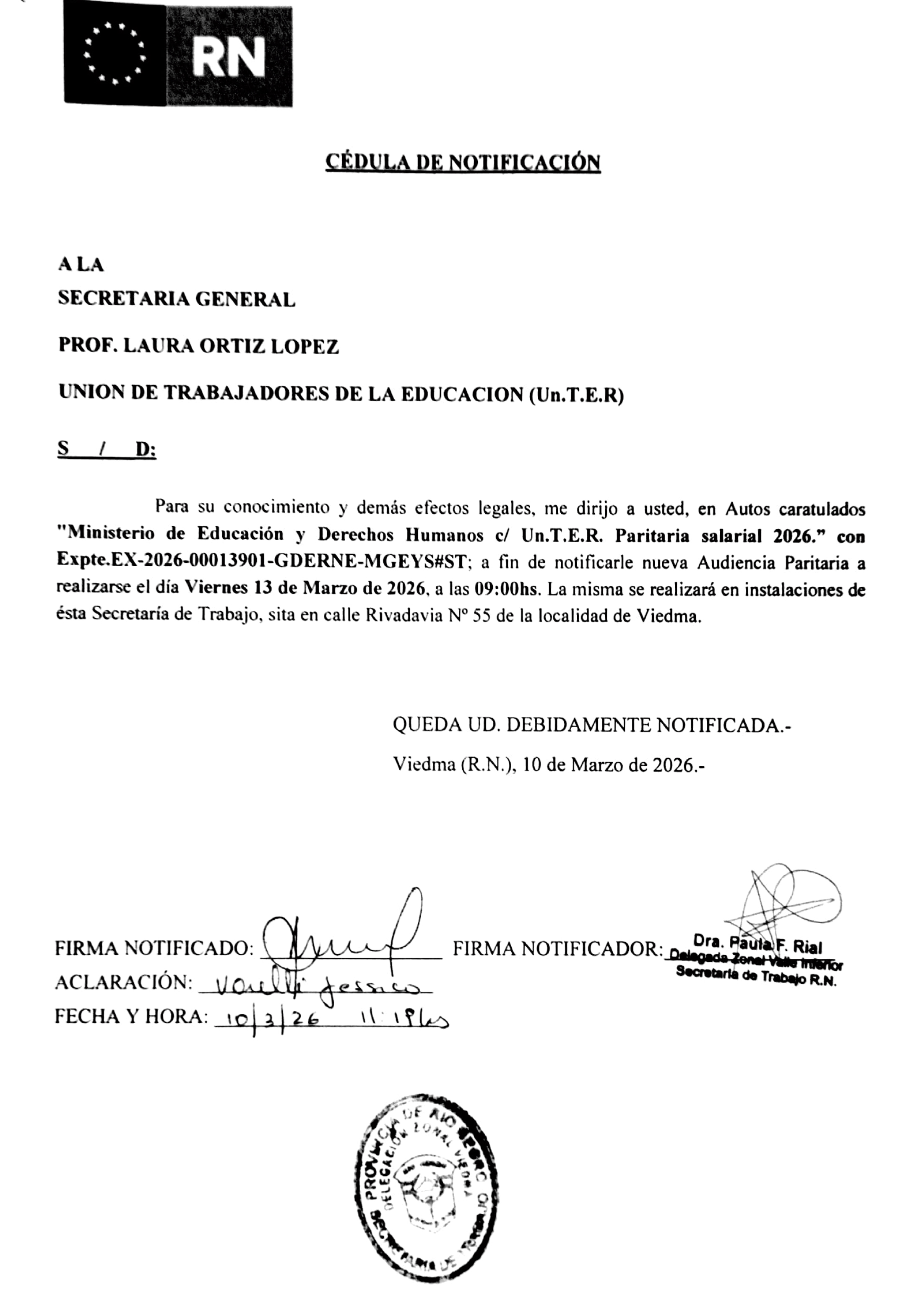 Unter espera la paritaria, con un compromiso y pedido de Weretilneck: cuál fue el impacto de los descuentos