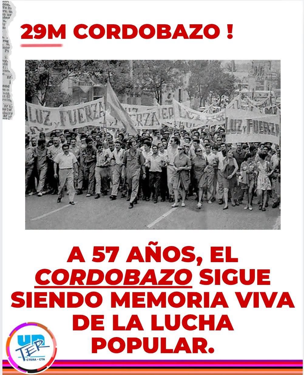 En este momento estás viendo A 57 años del Cordobazo