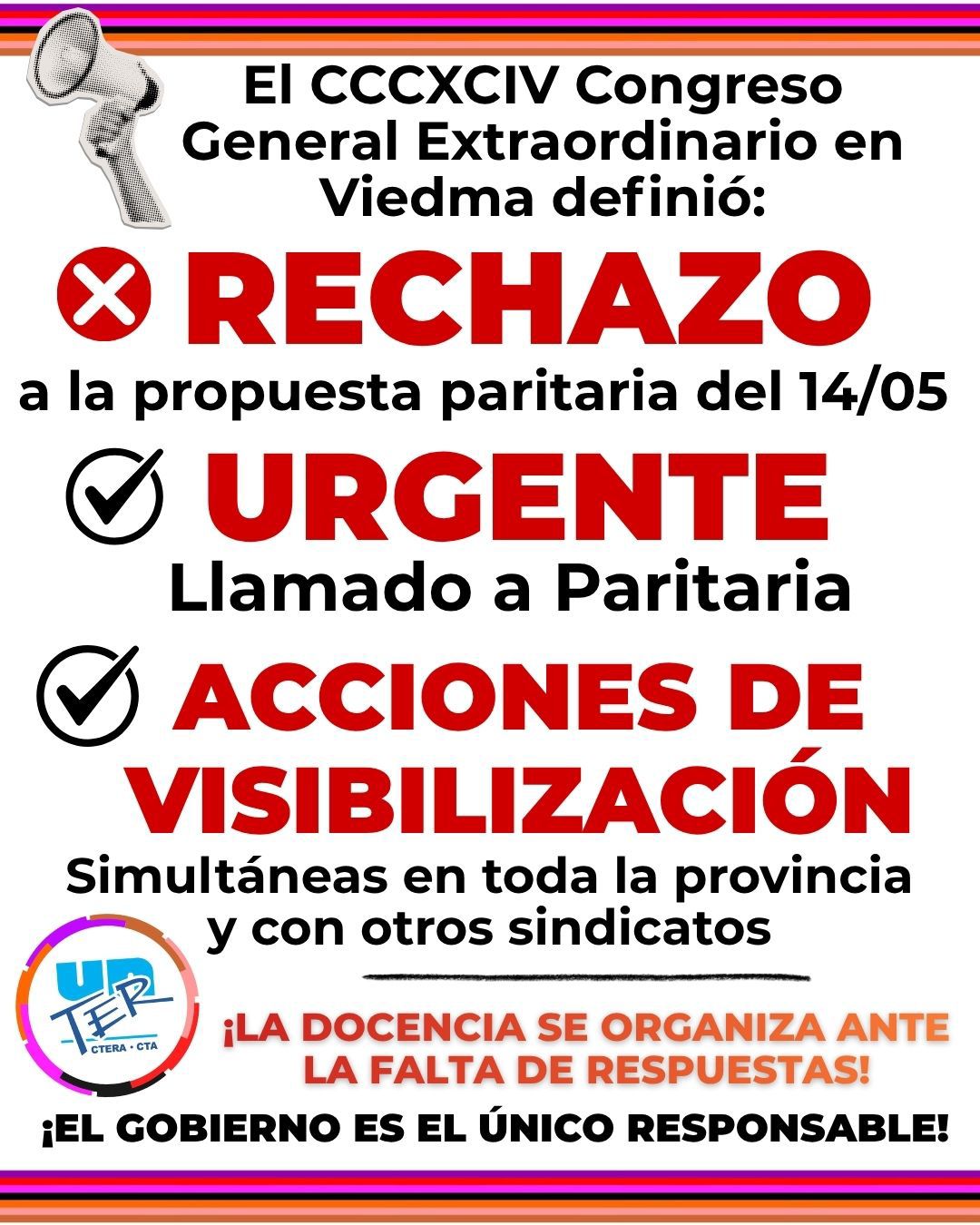 En este momento estás viendo Definiciones del CCCXCIV Congreso Extraordinario