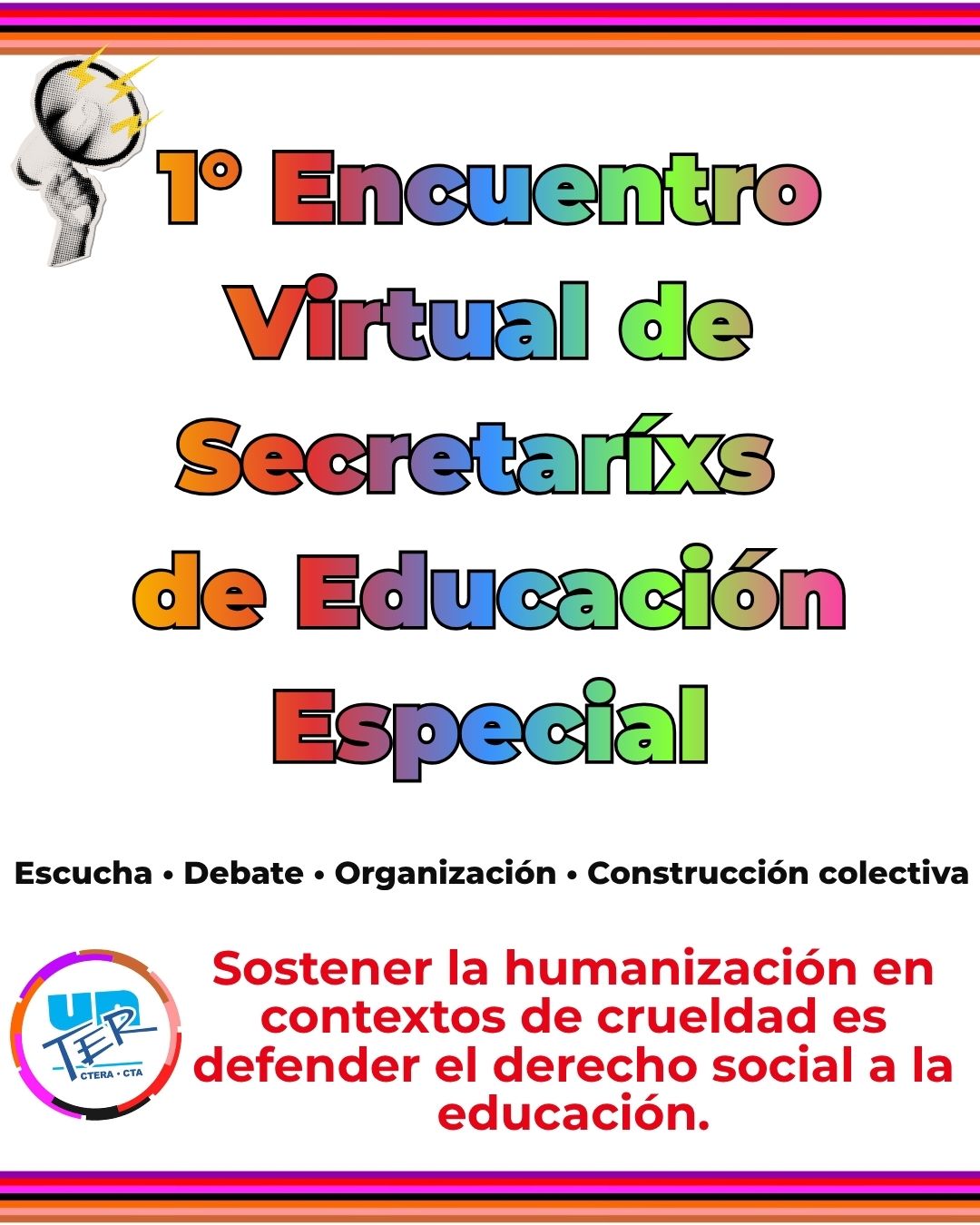 En este momento estás viendo Primer encuentro virtual de secretaríxs de educación especial