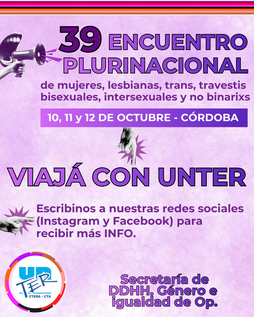 En este momento estás viendo Viajá con UnTER al 39° Encuentro