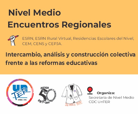 Lee más sobre el artículo Encuentros Regionales de Nivel Medio