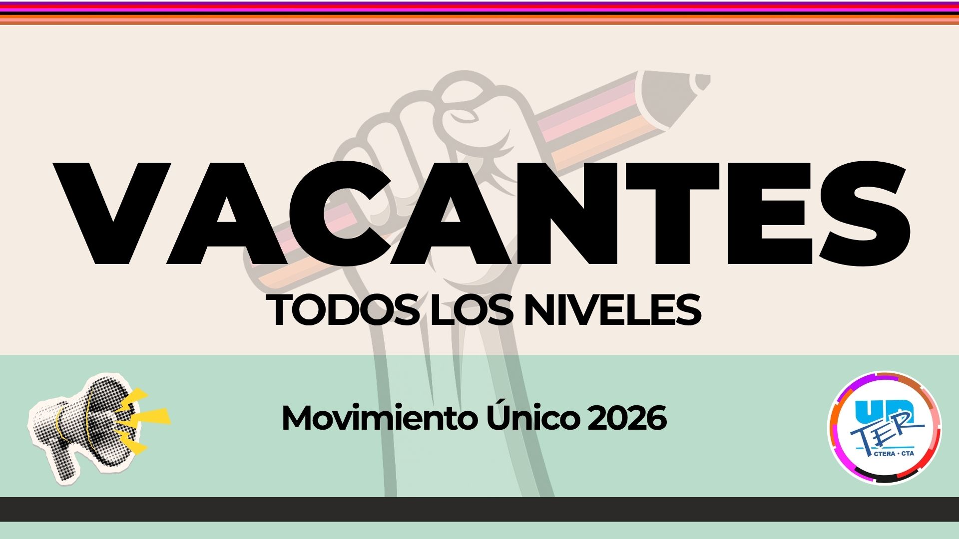 Lee más sobre el artículo Vacantes Movimiento Único 2026